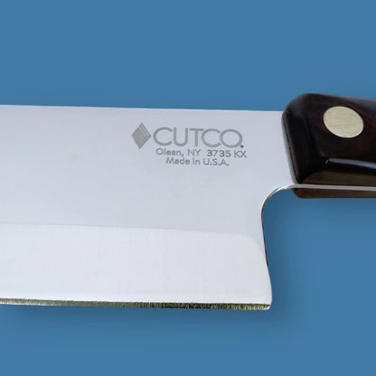 Nakiri Knife-This is THE knife for vegetable prep. Designed for clean slicing, chopping and dicing of fruits and vegetables