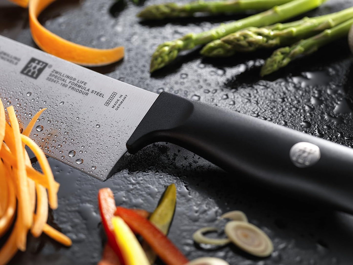 Life 6inch Meat Cleaver - Razor-Sharp Chopping Knife for Kitchen with Special Stainless Steel Blade and Plastic Handle, German Made 38585-151-0