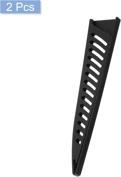 2Pcs Knife Cover Sleeves Blade Edge Guards for 6" Boning Knife Protector Universal Knife Sheath for Kitchen, Black