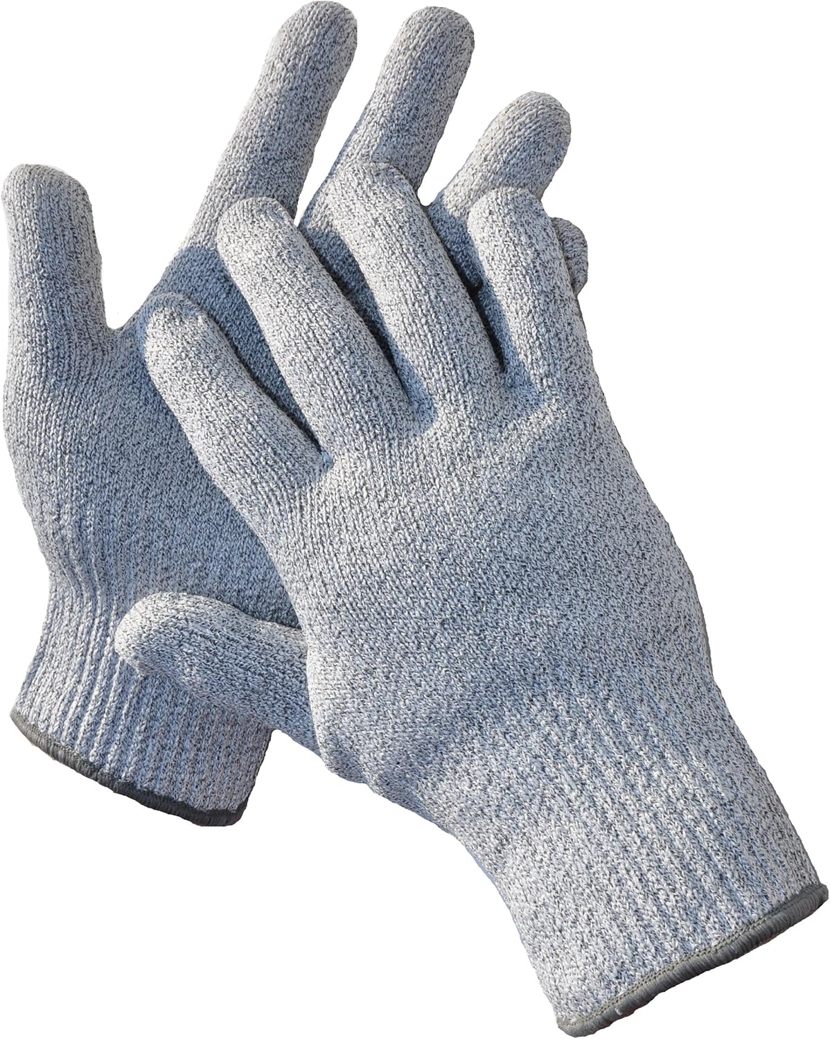 G & F 57100M CUTShield Classic level 5 Cut Resistant Gloves for Kitchen,Food Grade Cut Resistant Gloves, Medium.,Grey