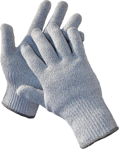 G & F 57100M CUTShield Classic level 5 Cut Resistant Gloves for Kitchen,Food Grade Cut Resistant Gloves, Medium.,Grey