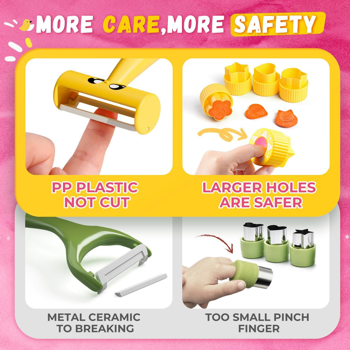 Montessori Kitchen Tools for Toddlers,Kids Knife for Real Cooking,Toddlers Knife Set with Storage Box Kids Safe Knives Children Cutting Set for Girl Boy,Montessori Toys for Kitchen Set -Green