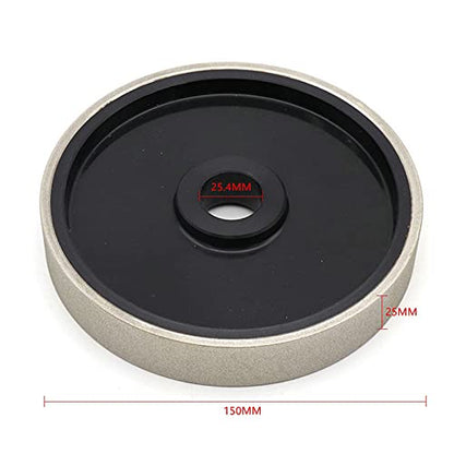6 Inch Diamond Grinding Disc Grinding Wheels for Sharpening Metal Stone Grinding and Processing (80 Grit)