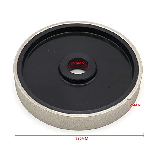 6 Inch Diamond Grinding Disc Grinding Wheels for Sharpening Metal Stone Grinding and Processing (80 Grit)