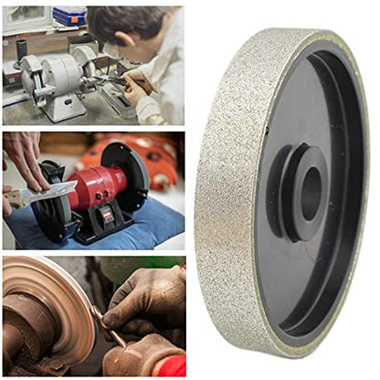 6 Inch Diamond Grinding Disc Grinding Wheels for Sharpening Metal Stone Grinding and Processing (80 Grit)