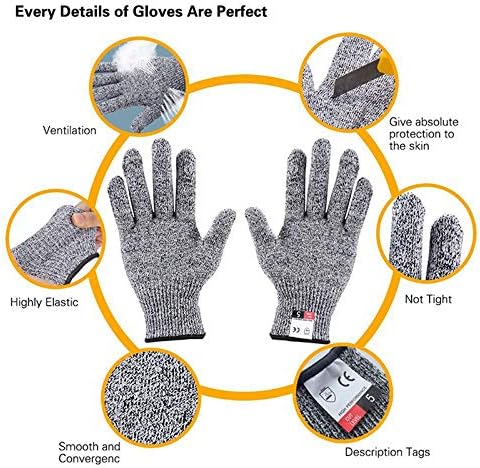 Cut Resistant Nitrile Gloves and Sleeves with EN388 Level 5 Protection