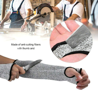 Cut Resistant Nitrile Gloves and Sleeves with EN388 Level 5 Protection