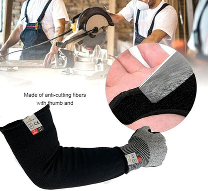 Cut Resistant Nitrile Gloves and Sleeves with EN388 Level 5 Protection