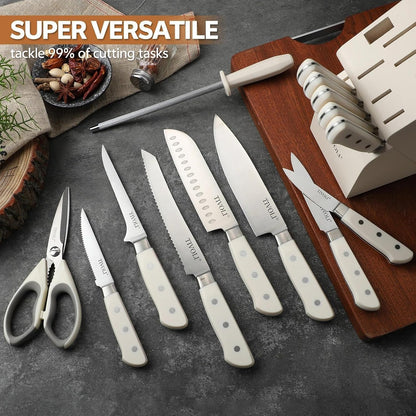 Damascus Nakiri Knife 6.5 Inch – VG10 Multipurpose Kitchen Knife