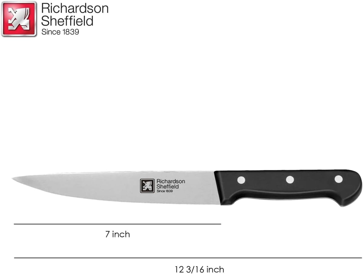 Universal NSF Approved Professional Butcher Knife with Notches, 10-Inch