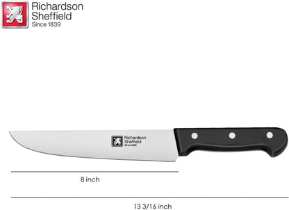 Universal NSF Approved Professional Butcher Knife with Notches, 10-Inch
