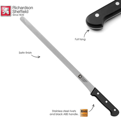 Universal NSF Approved Professional Butcher Knife with Notches, 10-Inch