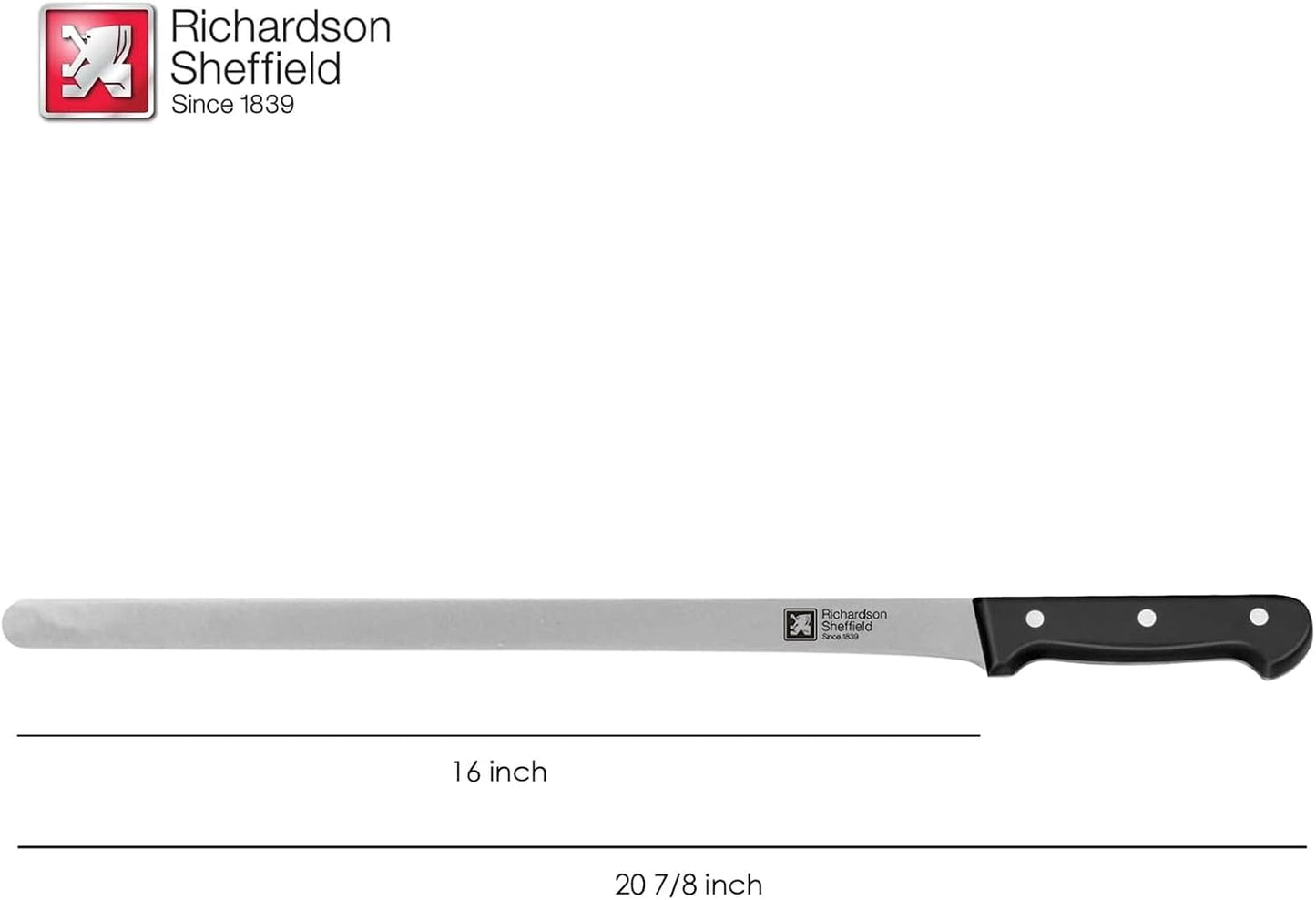 Universal NSF Approved Professional Butcher Knife with Notches, 10-Inch