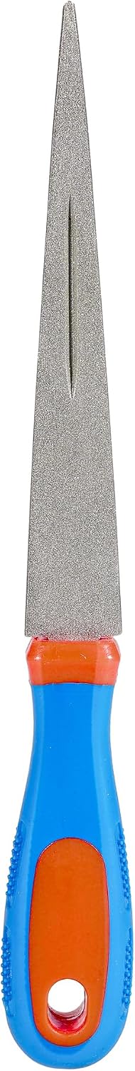10 Inch Diamond File Professionals Garden Tool Sharpener 2-Sided Flat Curved Sharpening Stone For Scissors Knives Cutting Tool