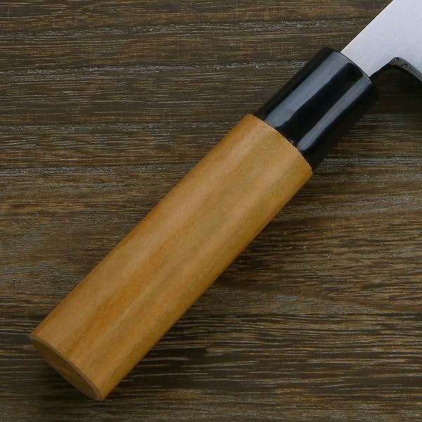 Deba Hocho (Kitchen Knife) 135mm(abt 5.3 Inch) for Right Hander, Blade Edge : Aogami Steel No. 2, Cherry Tree Wood Handle in Japan Style