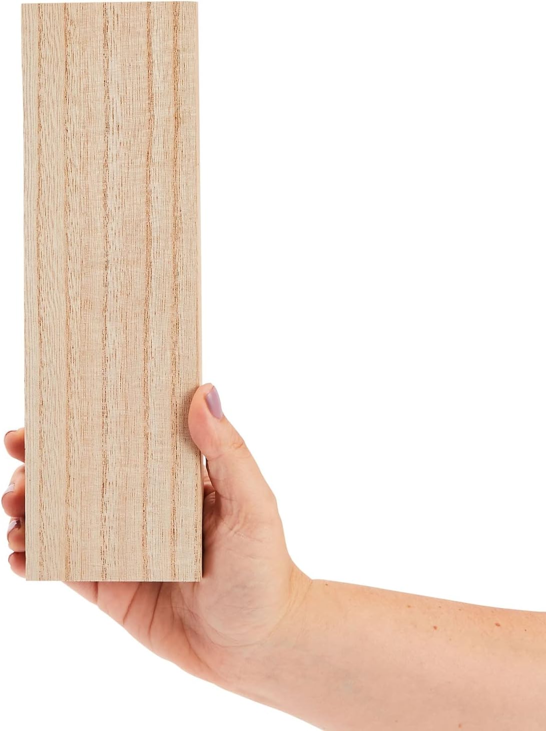 Wood Blocks - Wood Boards for Crafts & MDF Board Projects - Carving Blocks & Smooth Painting Surface - 3 x 10 in, 1 in Thick, 4-Pack
