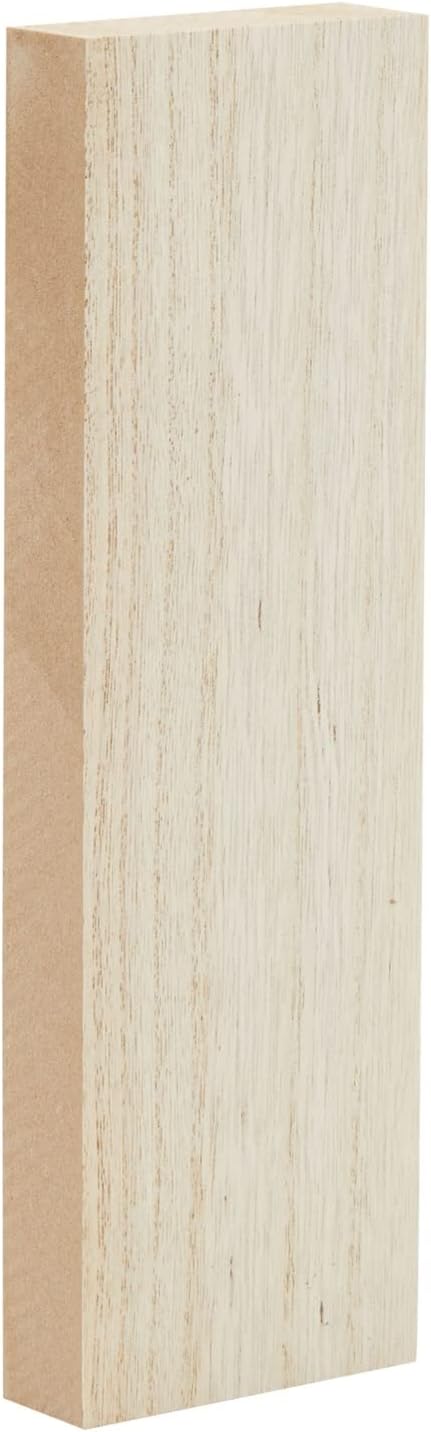 Wood Blocks - Wood Boards for Crafts & MDF Board Projects - Carving Blocks & Smooth Painting Surface - 3 x 10 in, 1 in Thick, 4-Pack