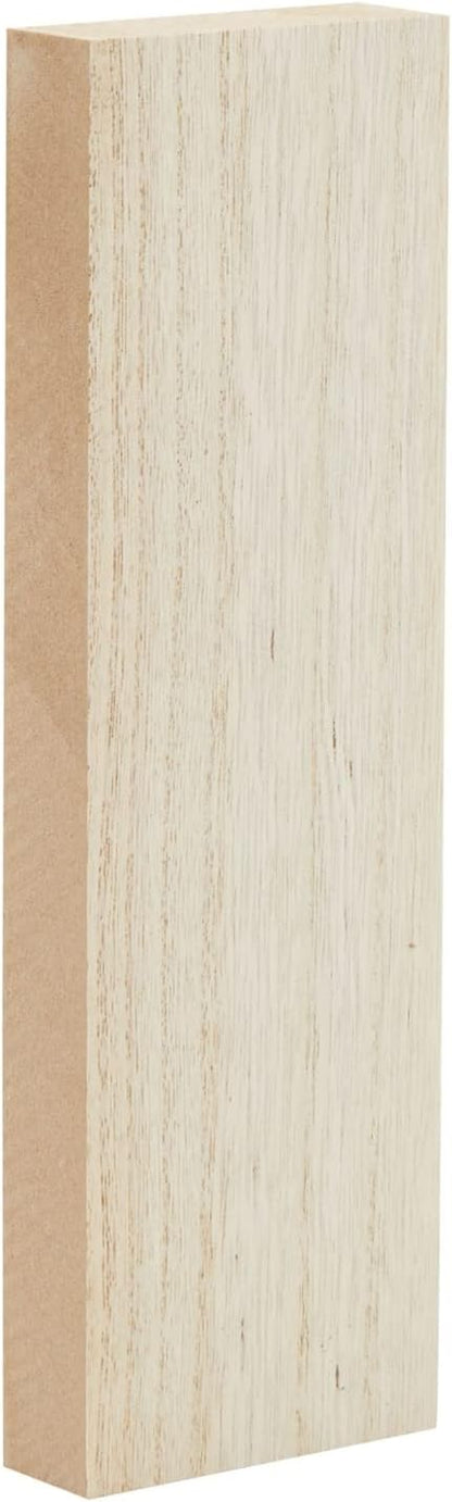 Wood Blocks - Wood Boards for Crafts & MDF Board Projects - Carving Blocks & Smooth Painting Surface - 3 x 10 in, 1 in Thick, 4-Pack