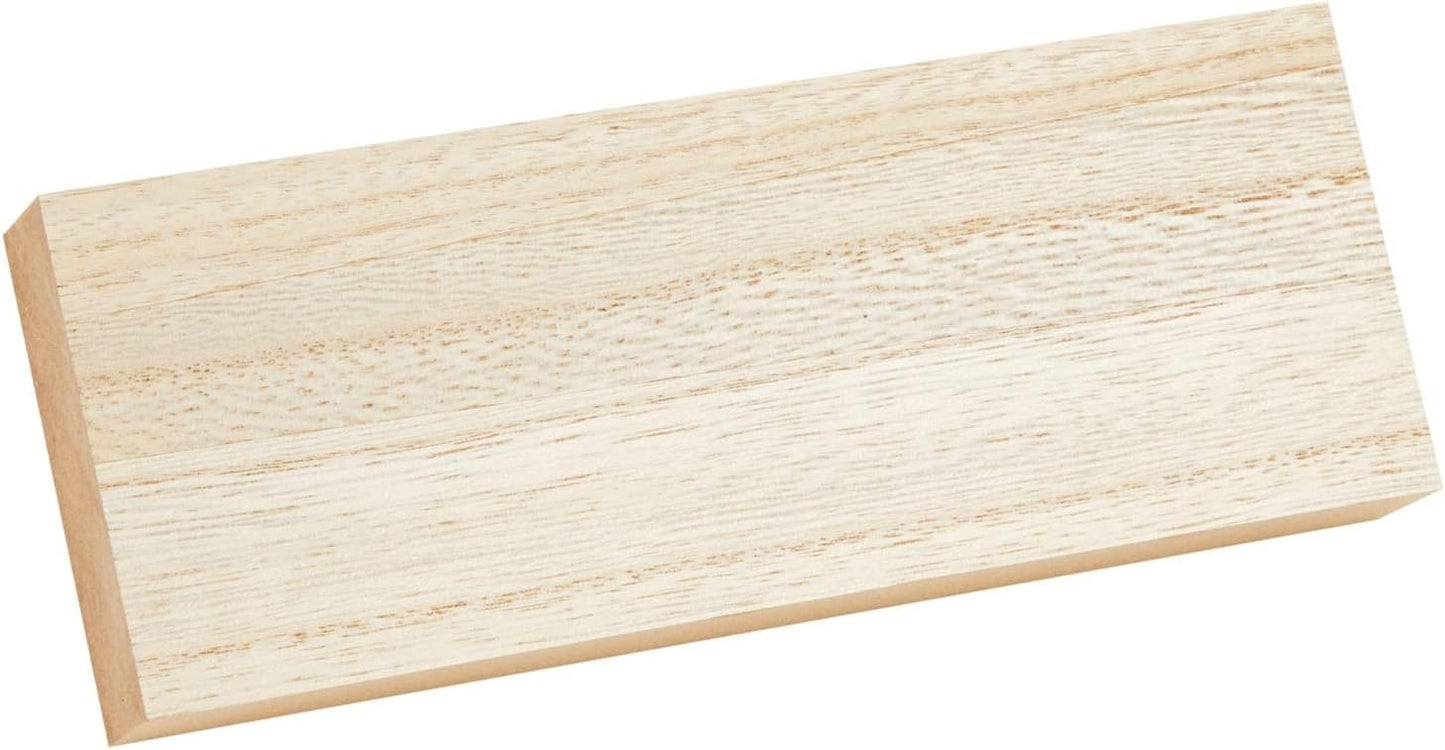 Wood Blocks - Wood Boards for Crafts & MDF Board Projects - Carving Blocks & Smooth Painting Surface - 3 x 10 in, 1 in Thick, 4-Pack