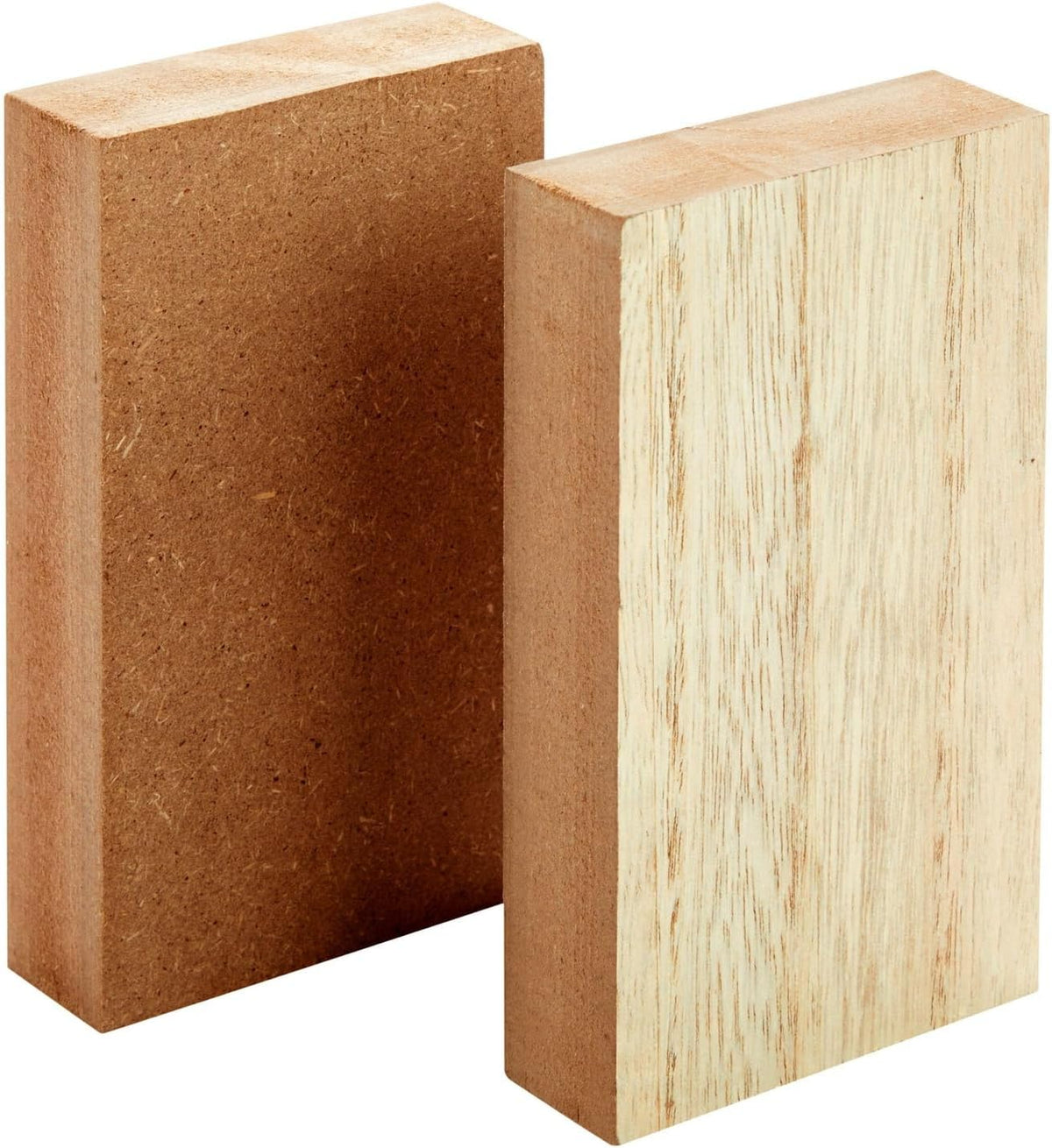 Wood Blocks - Wood Boards for Crafts & MDF Board Projects - Carving Blocks & Smooth Painting Surface - 3 x 10 in, 1 in Thick, 4-Pack