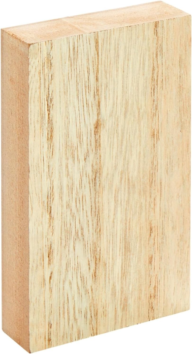 Wood Blocks - Wood Boards for Crafts & MDF Board Projects - Carving Blocks & Smooth Painting Surface - 3 x 10 in, 1 in Thick, 4-Pack