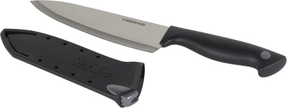 EdgeKeeper 6 Inch Chef Knife with Self-Sharpening Blade Cover, High-Carbon Stainless Steel Kitchen Knife for Slicing, Dicing, and Mincing
