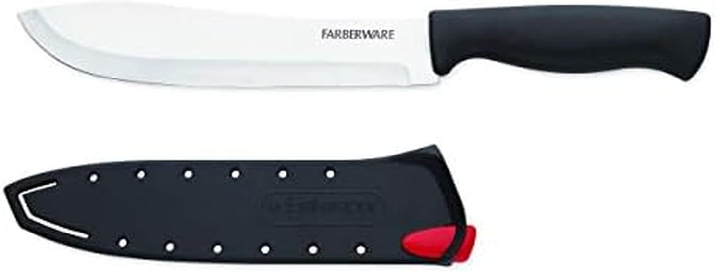 EdgeKeeper 6 Inch Chef Knife with Self-Sharpening Blade Cover, High-Carbon Stainless Steel Kitchen Knife for Slicing, Dicing, and Mincing