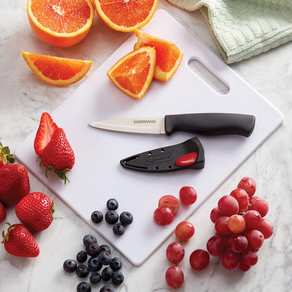EdgeKeeper 6 Inch Chef Knife with Self-Sharpening Blade Cover, High-Carbon Stainless Steel Kitchen Knife for Slicing, Dicing, and Mincing