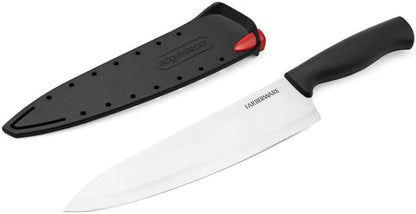 EdgeKeeper 6 Inch Chef Knife with Self-Sharpening Blade Cover, High-Carbon Stainless Steel Kitchen Knife for Slicing, Dicing, and Mincing