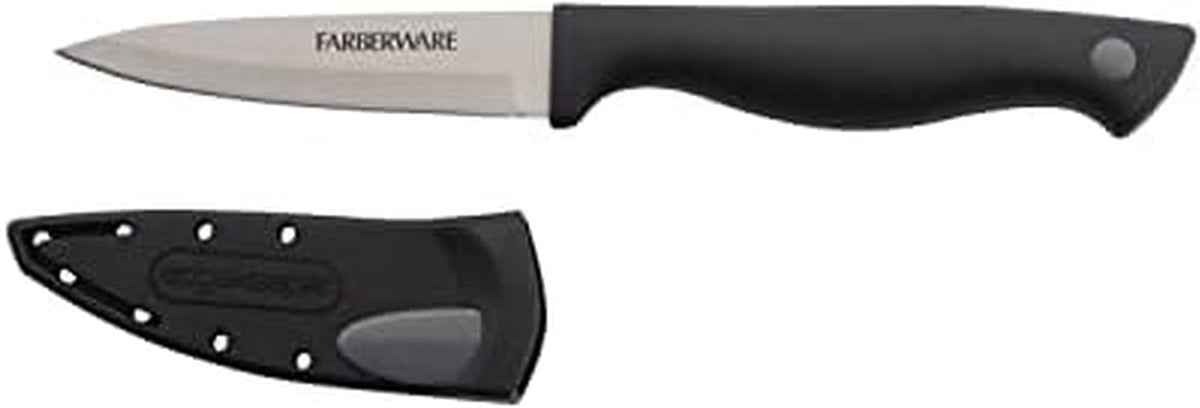 EdgeKeeper 6 Inch Chef Knife with Self-Sharpening Blade Cover, High-Carbon Stainless Steel Kitchen Knife for Slicing, Dicing, and Mincing
