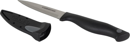 EdgeKeeper 6 Inch Chef Knife with Self-Sharpening Blade Cover, High-Carbon Stainless Steel Kitchen Knife for Slicing, Dicing, and Mincing