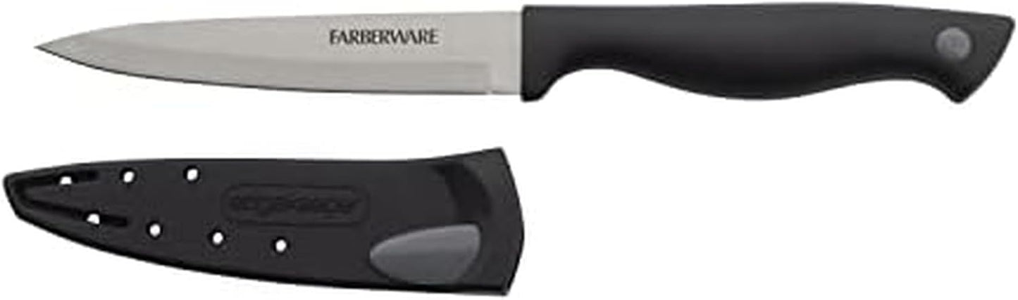 EdgeKeeper 6 Inch Chef Knife with Self-Sharpening Blade Cover, High-Carbon Stainless Steel Kitchen Knife for Slicing, Dicing, and Mincing