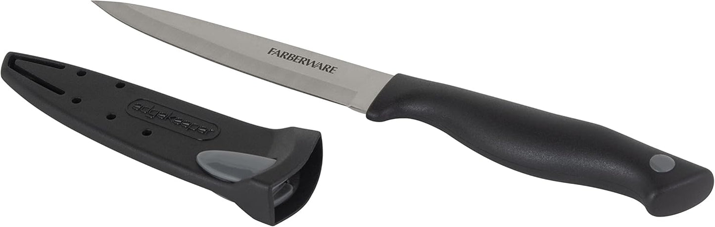 EdgeKeeper 6 Inch Chef Knife with Self-Sharpening Blade Cover, High-Carbon Stainless Steel Kitchen Knife for Slicing, Dicing, and Mincing