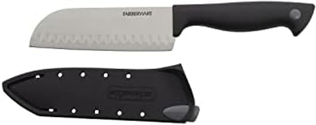 EdgeKeeper 6 Inch Chef Knife with Self-Sharpening Blade Cover, High-Carbon Stainless Steel Kitchen Knife for Slicing, Dicing, and Mincing