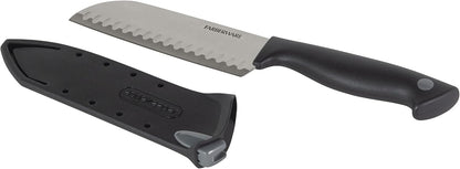 EdgeKeeper 6 Inch Chef Knife with Self-Sharpening Blade Cover, High-Carbon Stainless Steel Kitchen Knife for Slicing, Dicing, and Mincing