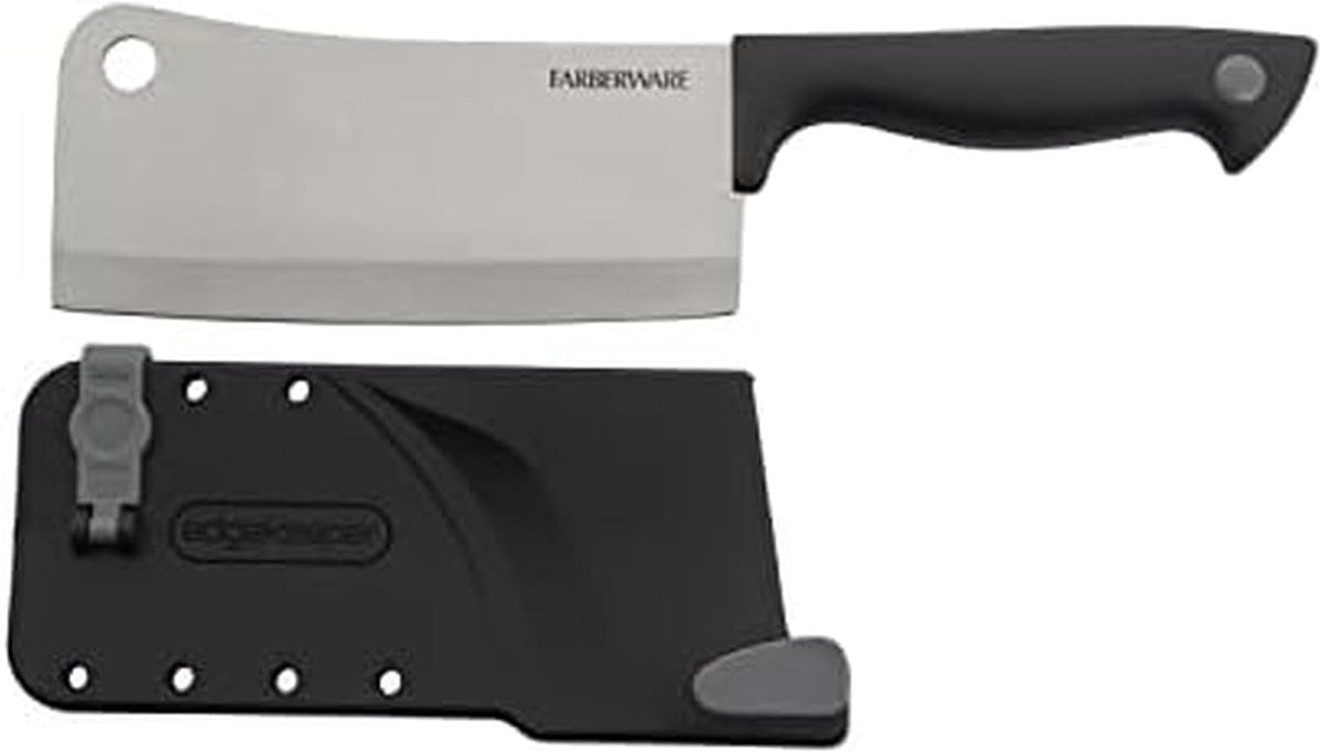 EdgeKeeper 6 Inch Chef Knife with Self-Sharpening Blade Cover, High-Carbon Stainless Steel Kitchen Knife for Slicing, Dicing, and Mincing