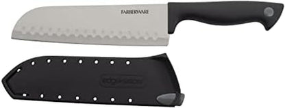 EdgeKeeper 6 Inch Chef Knife with Self-Sharpening Blade Cover, High-Carbon Stainless Steel Kitchen Knife for Slicing, Dicing, and Mincing