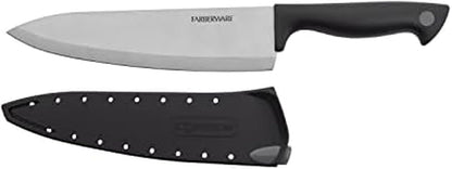 EdgeKeeper 6 Inch Chef Knife with Self-Sharpening Blade Cover, High-Carbon Stainless Steel Kitchen Knife for Slicing, Dicing, and Mincing