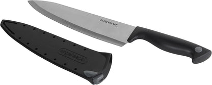 EdgeKeeper 6 Inch Chef Knife with Self-Sharpening Blade Cover, High-Carbon Stainless Steel Kitchen Knife for Slicing, Dicing, and Mincing