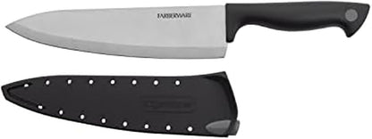 EdgeKeeper 6 Inch Chef Knife with Self-Sharpening Blade Cover, High-Carbon Stainless Steel Kitchen Knife for Slicing, Dicing, and Mincing