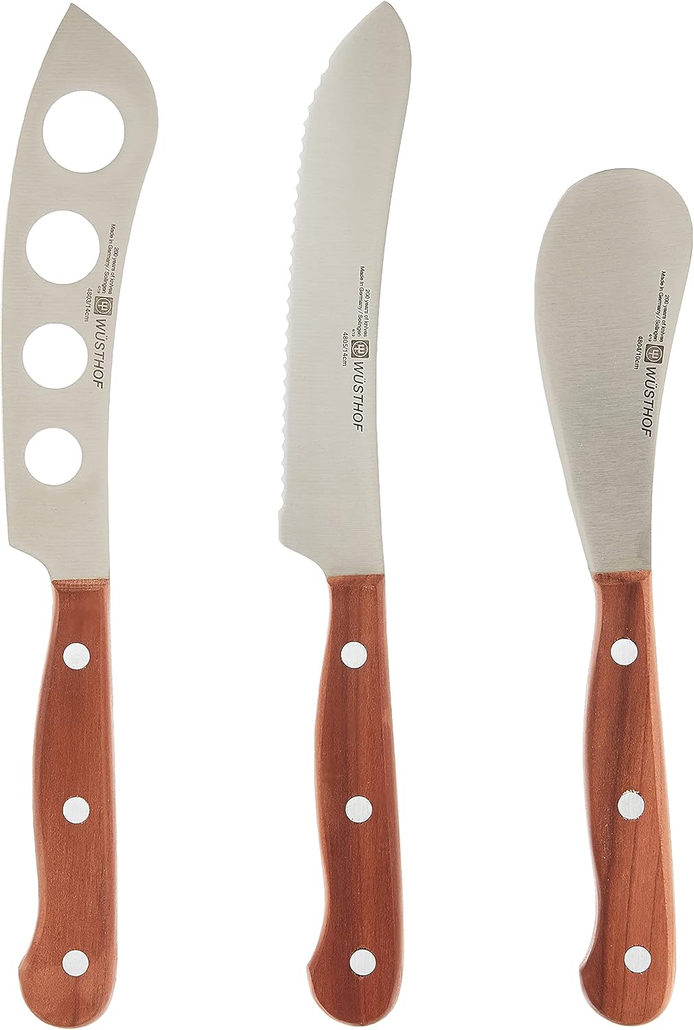 WÜSTHOF 3-Piece Plum Wood Charcuterie Set