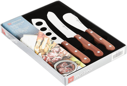 WÜSTHOF 3-Piece Plum Wood Charcuterie Set