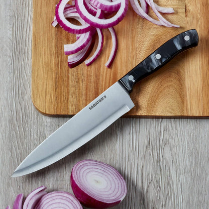 Triple Riveted Paring Knife, 3.5-Inch, High-Carbon Stainless Steel, Razor-Sharp Kitchen Knife to Cut Fruit, Vegetables and more, White
