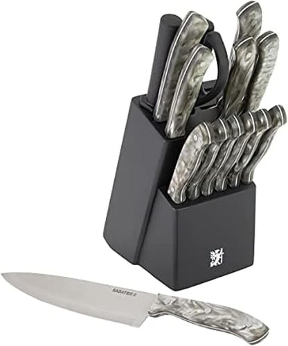Triple Riveted Paring Knife, 3.5-Inch, High-Carbon Stainless Steel, Razor-Sharp Kitchen Knife to Cut Fruit, Vegetables and more, White