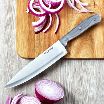 Triple Riveted Paring Knife, 3.5-Inch, High-Carbon Stainless Steel, Razor-Sharp Kitchen Knife to Cut Fruit, Vegetables and more, White