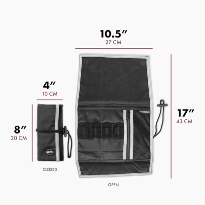 Tool Burrito Knife Maintenance Storage Pouch - Portable, Travel Size, Expandable Bag