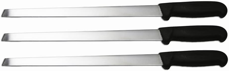 Columbia Cutlery 12” Ham and Lox Slicer - Tuna Sashimi - Thinly Slice Meat, Fruit, and Vegetables (Single Knife)