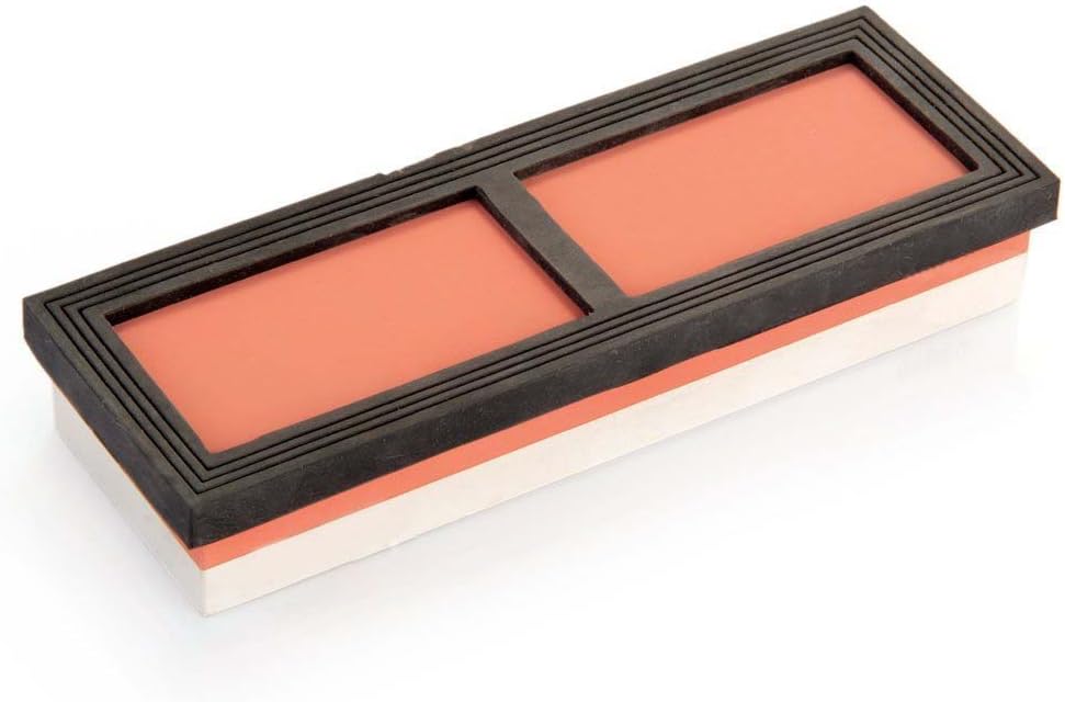 1000/4000 Grit Combination Whetstone, Two-Sided Knife Sharpener, 7-Inch Sharpening Stone, Plastic Stand Included
