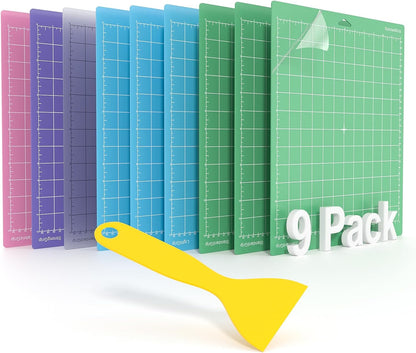 Cutting Mat for Cricut,12x12 inch 4 Pack Variety Cutting Mats LightGrip,Replacement Accessories for Cricut Maker 3/Maker/Explore 3/Air 2/Air/One