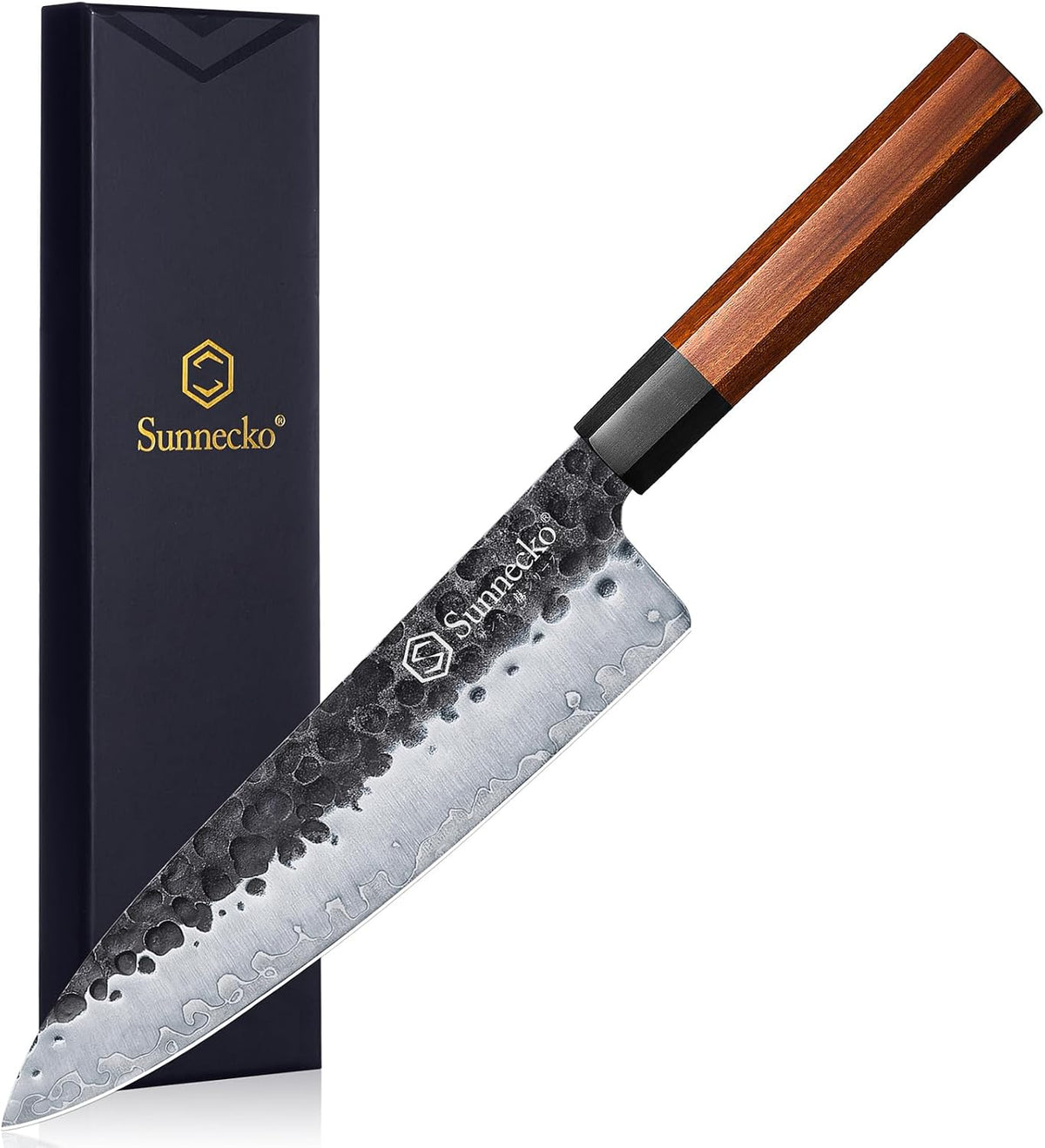 8 Inch Chef Knife Japanese Kitchen Knife Sharp, Chefs Knife Carbon Steel